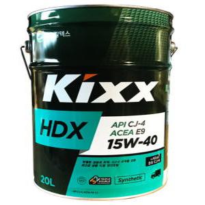 Kixx DX/15W40/HDX/대형/상용디젤엔진오일/DPF/CJ-4/유로6/20리터