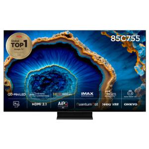 TCL QD-Mini LED 4K TV 안드로이드12 구글 TV 85C755 216cm ·85인치 스탠드형 벽걸이형