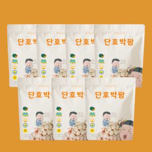 올바름 유아간식 단호박팡 아기 쌀과자 50g x 7개