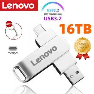 게임어댑터 레노버 USB 3 2 플래시 드라이브 고속 전송 금속 펜드라이브 디스크 펜 메모리 스틱 PC 노트북용 16TB 8TB 4TB 2TB