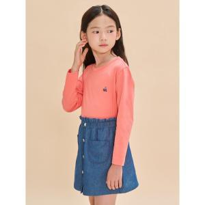 [BEANPOLE KIDS] [BEANPOLE KIDS] [Essential] 수피마 긴팔 티셔츠  오렌지 (BI4741UE28) (BI4741UE28)