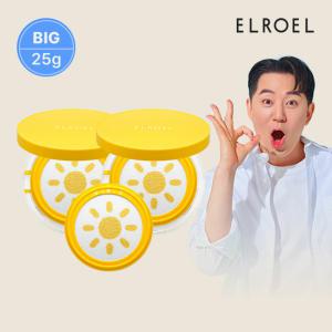 [빅] 엘로엘 파데프리 옐로우 팡팡 빅 선쿠션 25g 본품2+리필1_ELROEL