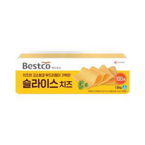 베스트코 슬라이스 치즈 100매 1.8kg x 1개_MC