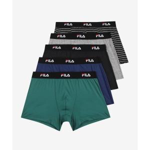 FILA 휠라 UNDERWEAR 리니어 블랙밴드 드로즈 5PACK(FI4DRG1104MBLK) 461900