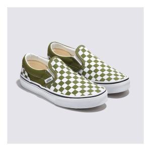 [반스](타임스퀘어점패션관)VANS   키즈 컬러 띠어리 체커보드 클래식 Slip-on 슬립온 VN000CYTCIB1