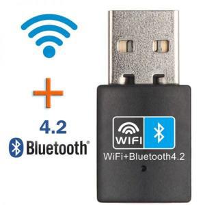 투인원 USB 와이파이 및 블루투스 어댑터, 무선 외장 리시버 송신기, RTL8723 동글, 150Mbps, 2.4Ghz