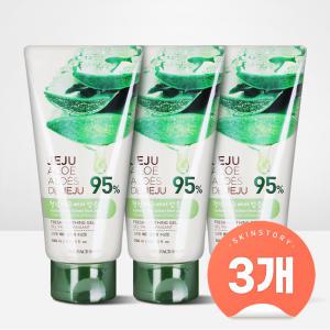 더페이스샵 신선한 제주 알로에 수딩젤 튜브형 300ml (3개)