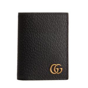 [GUCCI]  GG 마몬트 가죽 카드 케이스 428737 DJ20T 1000