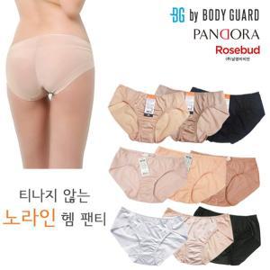 [보디가드]남영비비안 판도라外 티나지 않는 여성 노라인 헴팬티1종 (90~105)