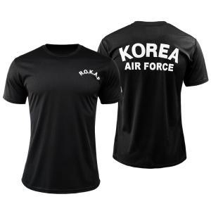 군용 공군 ROKAF 반팔티셔츠