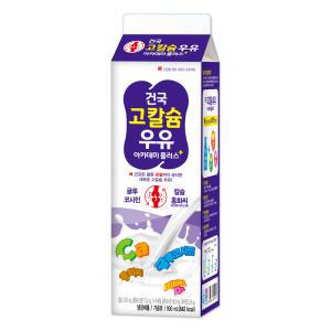 건국우유 가정배달 건국 고칼슘 우유 아카데미 플러스 930ml (주3회/4주)