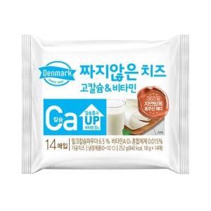 동원 짜지않은 치즈 고칼슘&비타민 252g (14매입)x1개