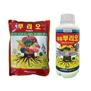 대유 부리오 500g 입제 액제 당도증가 주말농장 웃자람방지 엽면시비 고추 토마토 영양제