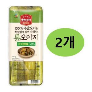 CJ 하선정 통오이지 300g x2개 오이지무침 피클