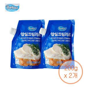 벨라유 임실 크림치즈200g x 2개