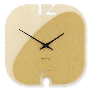 스퀘어 옐로우 인테리어 벽시계 (Square Yellow Wall Clock)