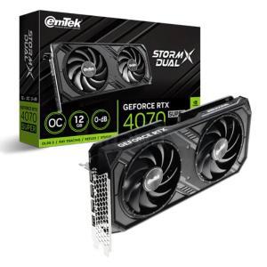 이엠텍 지포스 RTX 4070 SUPER STORM X Dual OC D6X 12GB*m