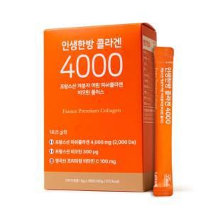 인생한방 콜라겐 4000 프랑스 고함량 저분자 1개월