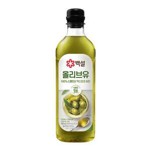 백설 엑스트라버진 압착 올리브유 900ml