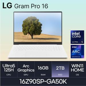 HMC/ LG 그램 프로16 / 16Z90SP-GA50K - 16GB / NVMe 2TB / WIN11H / 400nit