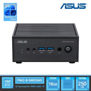 에이수스 ASUS 미니PC PN42-B-SN005MV N100 Win11 Home / DDR4 16GB RAM / NVMe 250GB 듀얼랜_MC