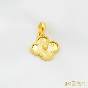 순금 펜던트 둥근 네잎 7.5g