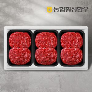 [농협횡성한우] 1등급 한우정육세트 1호 (불고기 500g x 3팩)