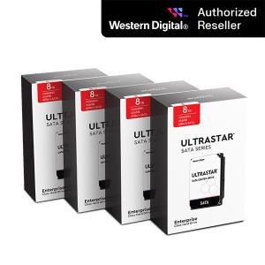 [공식판매원] WD ULTRASTAR HC320 3.5 8TB 7200RPM 4PACK HDD 하드디스크 HUS728T8TALE6L4