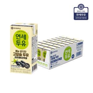 연세  뼈를 생각한 고칼슘 진득찰 두유 검은콩 180ml 24팩