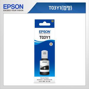 Epson 정품 검정색잉크 T03Y100 L6291 L6290 L6270 L4266 L4260 L14150 L6191 L6190 L6170 L6160 L4150