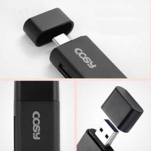 코시 타입C OTG USB3.0 멀티 카드리더기 / SD microSD 핸드폰 스마트폰 맥북 노트북 PC 블랙박스 네비 추천