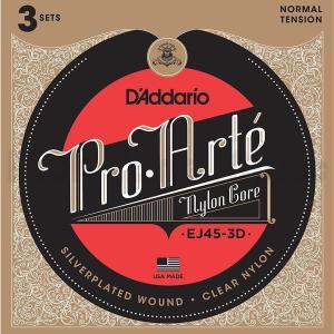 Daddario 클래식기타 스트링 3PACK [EJ45-3D]