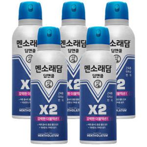 멘소래담 스프레이 딥앤쿨 에어로솔 파스 150ml x5