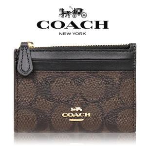 [COACH] 코치 캔버스 미니스키니 ID케이스_ F88208_BROWN