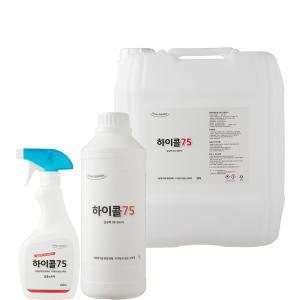 하이콜75 20L 1L 450ML 살균 소독수 발효 알콜 소독제 소독액 75%