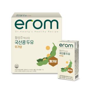 이롬 황성주 국산콩 두유 무가당 190ml 32팩