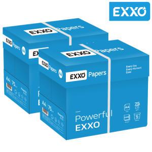 엑소(EXXO) A4 복사용지 A4용지 75g 2500매 2BOX_MC