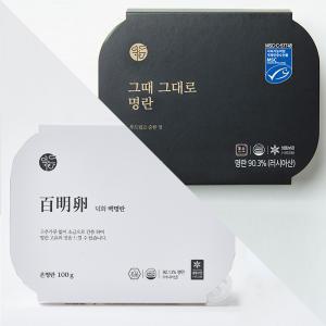 덕화명란 대한민국명장 장석준명란 그때그대로3팩+백명란3팩