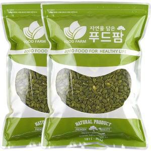 [기타]푸드팜 호박씨 햇 깐호박씨 2kg (1kg+1kg)