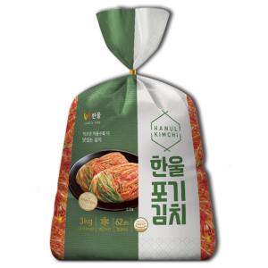 한울 포기김치 3Kg 국산 배추 포장 김치