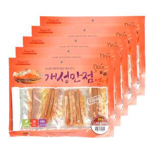 펫오아시스 개성만점 연어슬라이스, 300g, 5봉