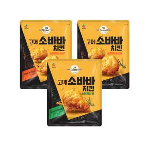 고메 소바바치킨 소이허니 순살, 375g, 2개 + 봉, 300g, 1개