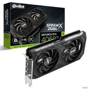 이엠텍 지포스 RTX 4060 Ti STORM X Dual OC D6 8GB /정품/오늘출발/안심포장/HIT