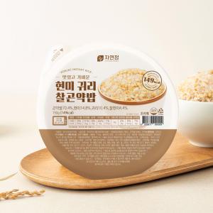 자연정 현미귀리찰곤약밥 150g x 20개 1박스