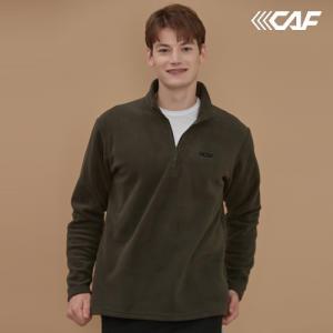 르까프 23FW 남성 하프 집업 플리스티셔츠 카키