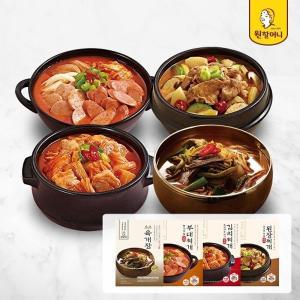 [신세계몰][원할머니] 명품 육개장/된장찌개/김치찌개/부대찌개 4종 6팩 택1