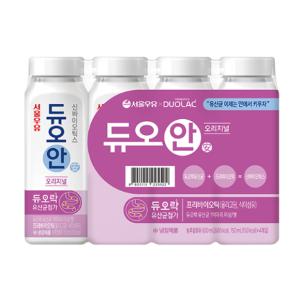 서울우유 듀오안 오리지널 유산균 음료 150ml x 4개