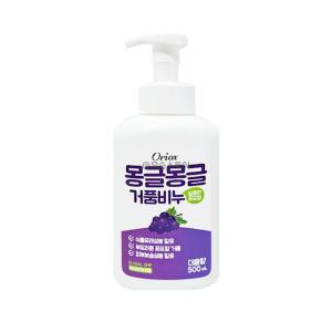 오릭스 몽글몽글 거품비누 핸드워시 500ml 포도향 3개