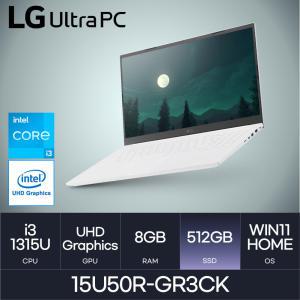 LG전자 2023 울트라PC 15U50R-GR3CK (Win11 Home / NVMe 512GB) - HMC