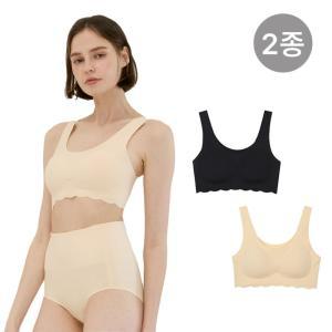 [SS신상] 스킨핏 웨이브 탱크브라 2종 (2size)